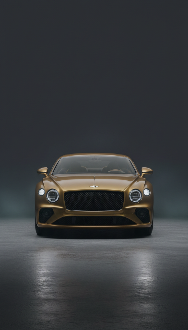 Bentley Continental GT V8 gold accent